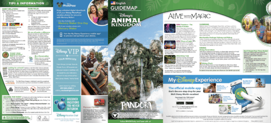 Animal Kingdom Map Disney World • WDW Vacation Tips