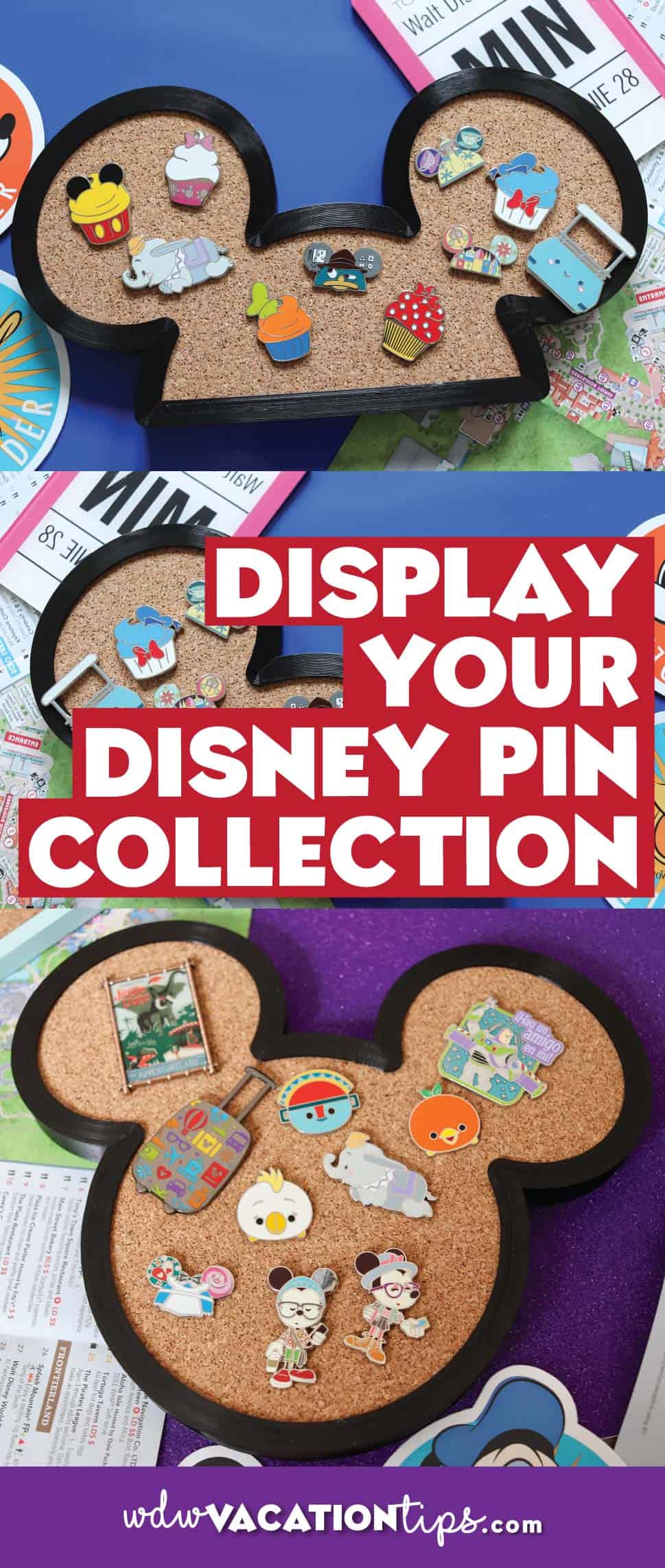 Display your Disney Pin Collection in Style • WDW Vacation Tips