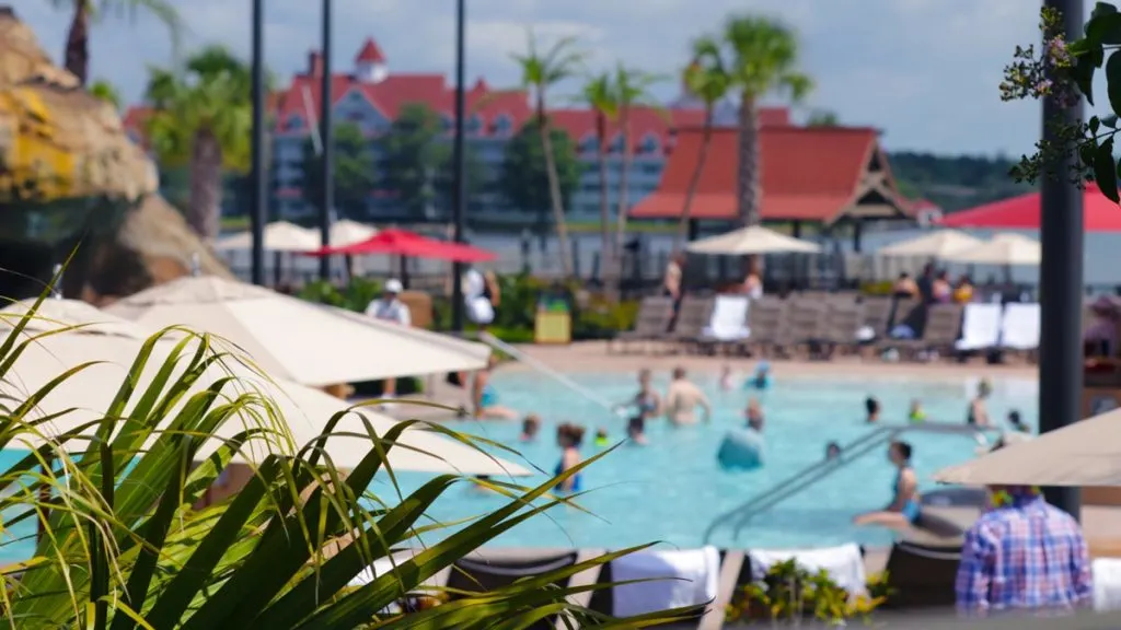 Polynesian resort pool