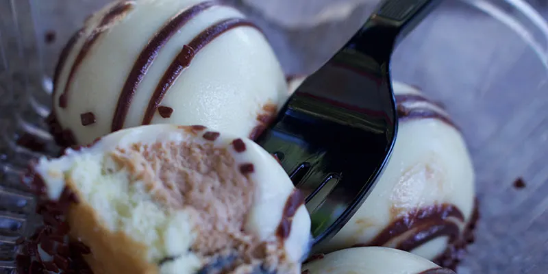 Check out this unique treat, Zebra Domes!