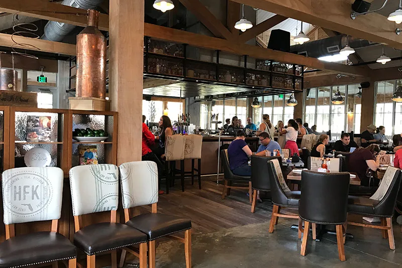 The bar at homecoming