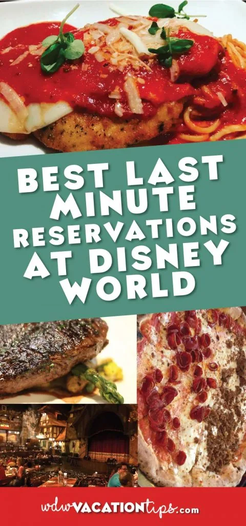 Saving this!! Best last minute reservations at Disney World in case you can't get the ones you want.