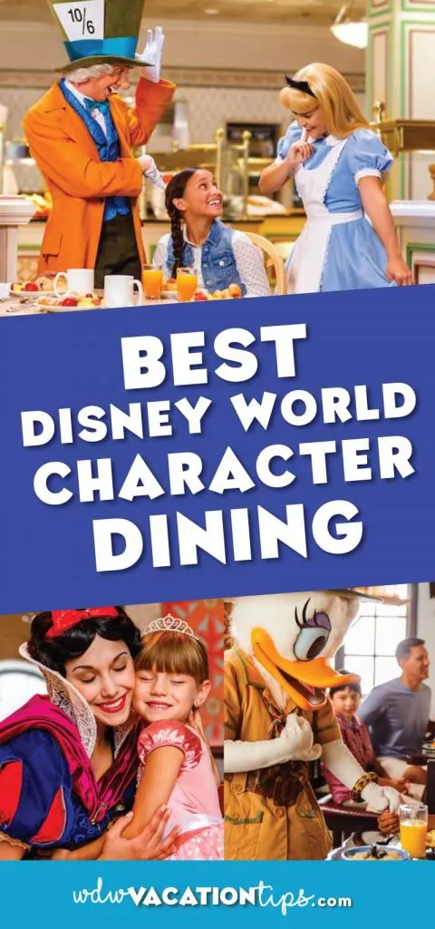What is Character dining at Disney World? They are special meals offered at select restaurants that feature characters who will come and greet you throughout your meal. Here is what I think the best spots are!