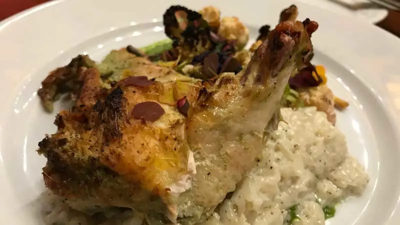 Lemon Grass-scented Airline Chicken Breast at Kona Cafe