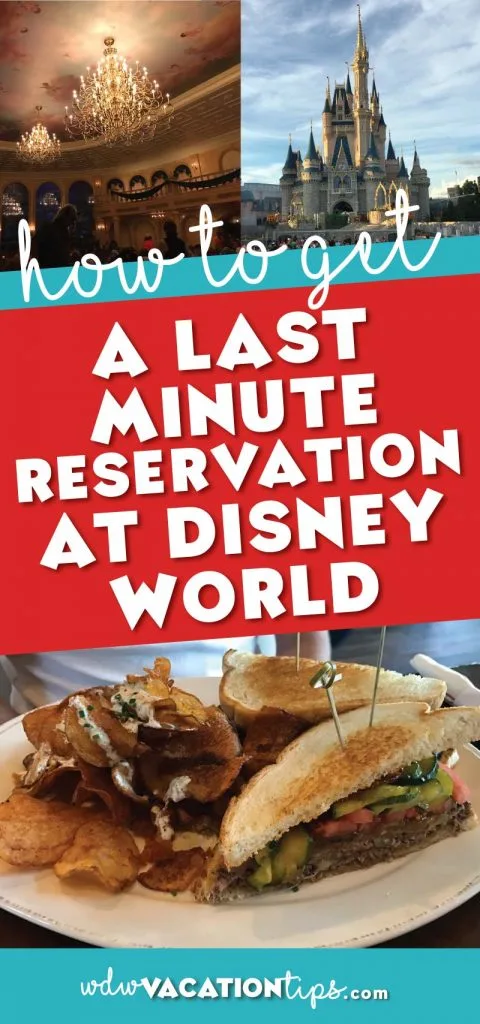 How to Get Last Minute Disney Dining Reservations