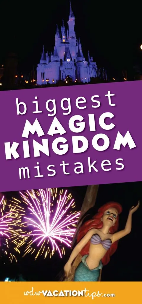 Since there is so much to do it really feel like it's impossible to accomplish everything in one day. In order to help your day be a little more magical we are spilling the beans on what we feel are the biggest Magic Kingdom mistakes people make.