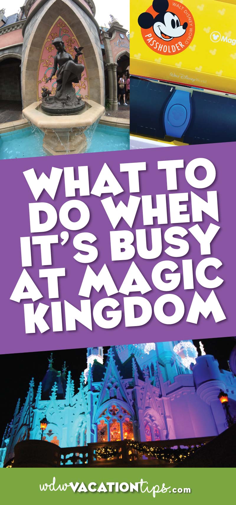 Sometimes you can't help but visit Disney during peak season. We have some tips and ideas for what you should do when it's crowded at the Magic Kingdom.