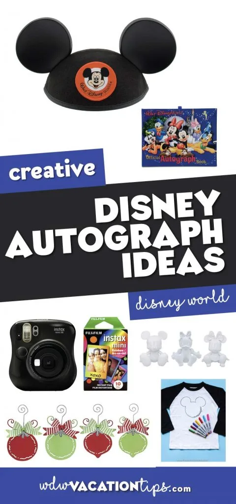 unique and creative ways to collect Disney character autographs.