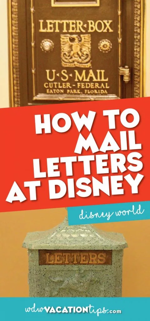 How to mail letters at Disney World