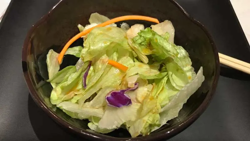 Ginger Salad from Teppan Edo