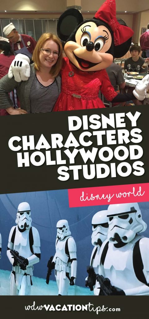 Disney characters at Hollywood Studios