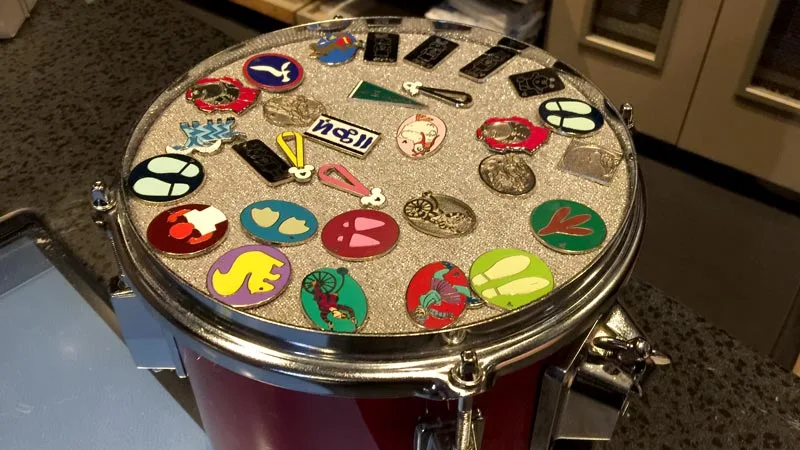 Pin Drum at Rock n Roller Coaster