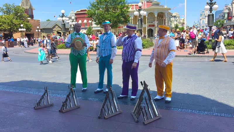 Dapper Dans at the Magic Kingdom