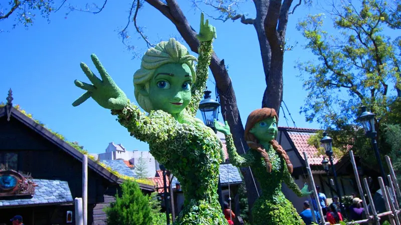 Elsa Epcot Flower and Garden Festival