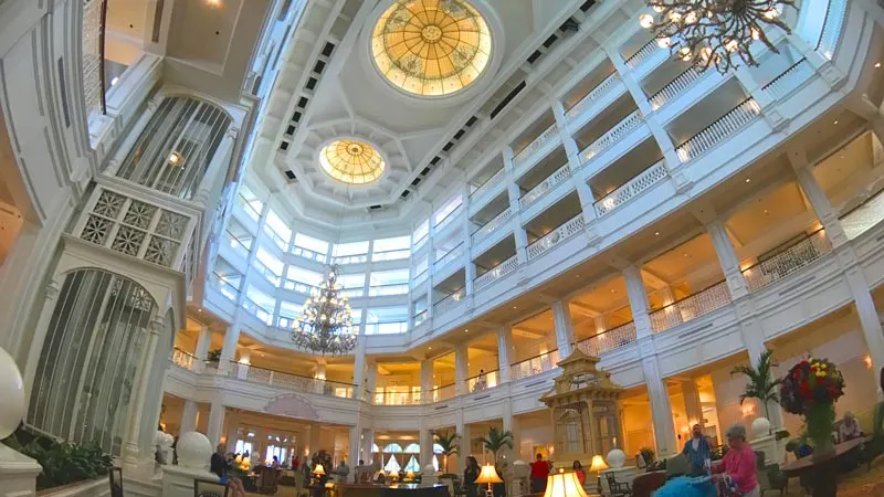 Lobby at the Grand Floridian Walt Disney World