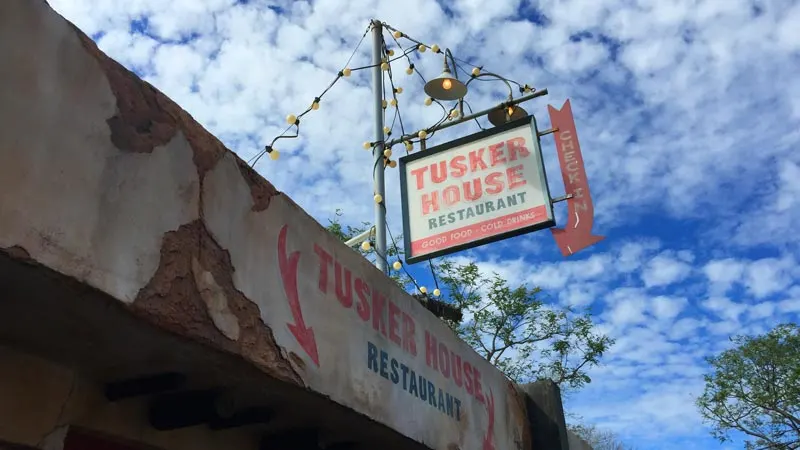 Outside Tusker House Animal Kingdom