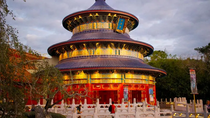 China pavilion Epcot Walt Disney World