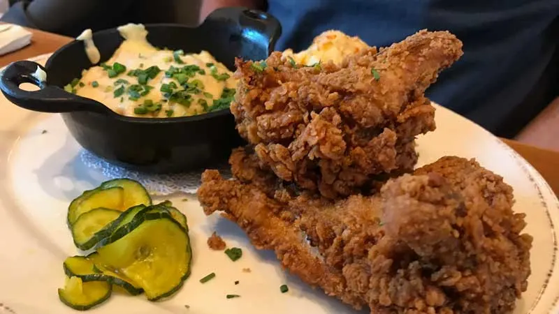 Fried chicken from homecoming