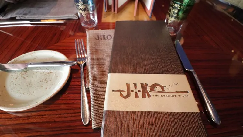 Jiko Menu at Animal Kingdom Lodge