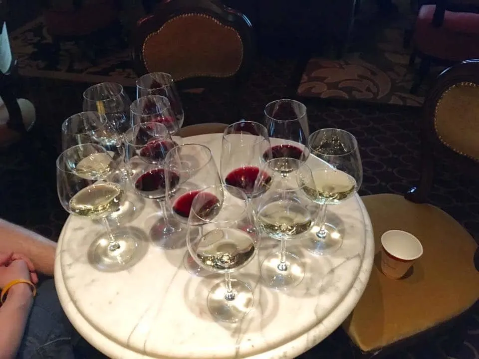 Disney Cruise Wine Tasting