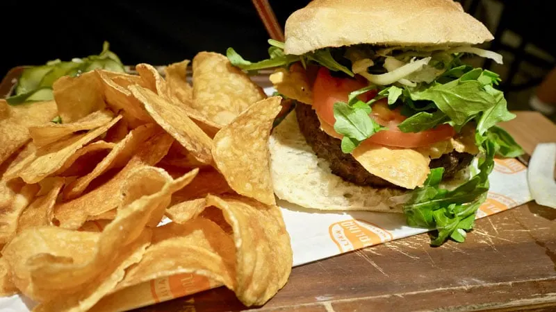 Crispy Parmesan Burger