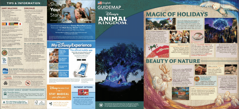 Animal Kingdom Map Disney World • WDW Vacation Tips