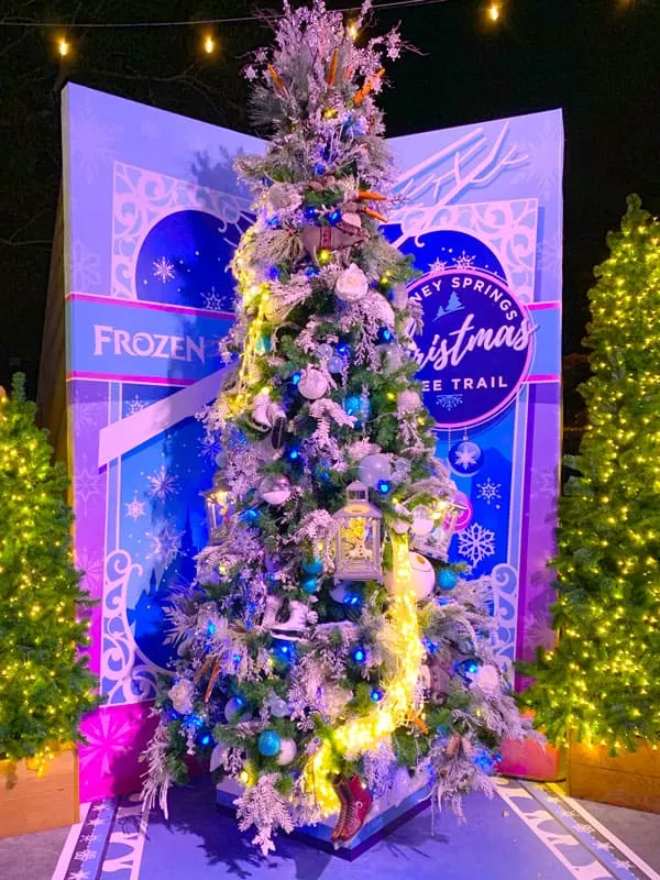 Frozen Christmas Tree