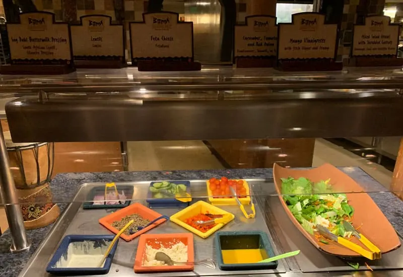 Boma Salad Buffet Section