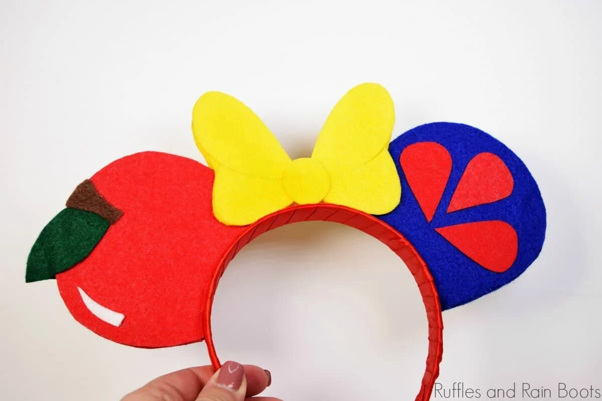 No Sew Snow White Ears