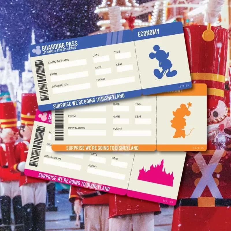 Free Printable Surprise Disney Tickets 8