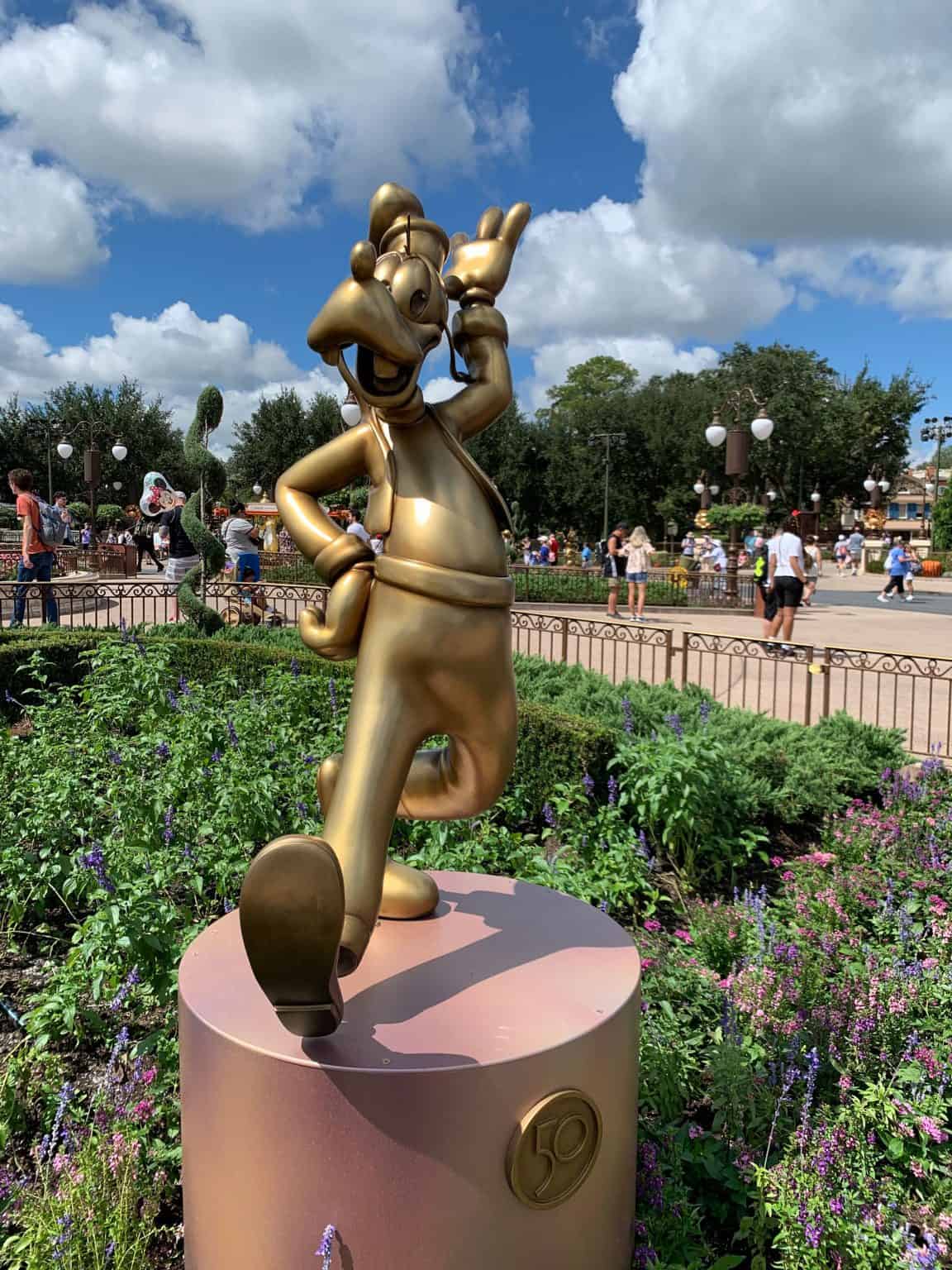 Entire Collection of Disney World 50th Anniversary Golden Statues • WDW