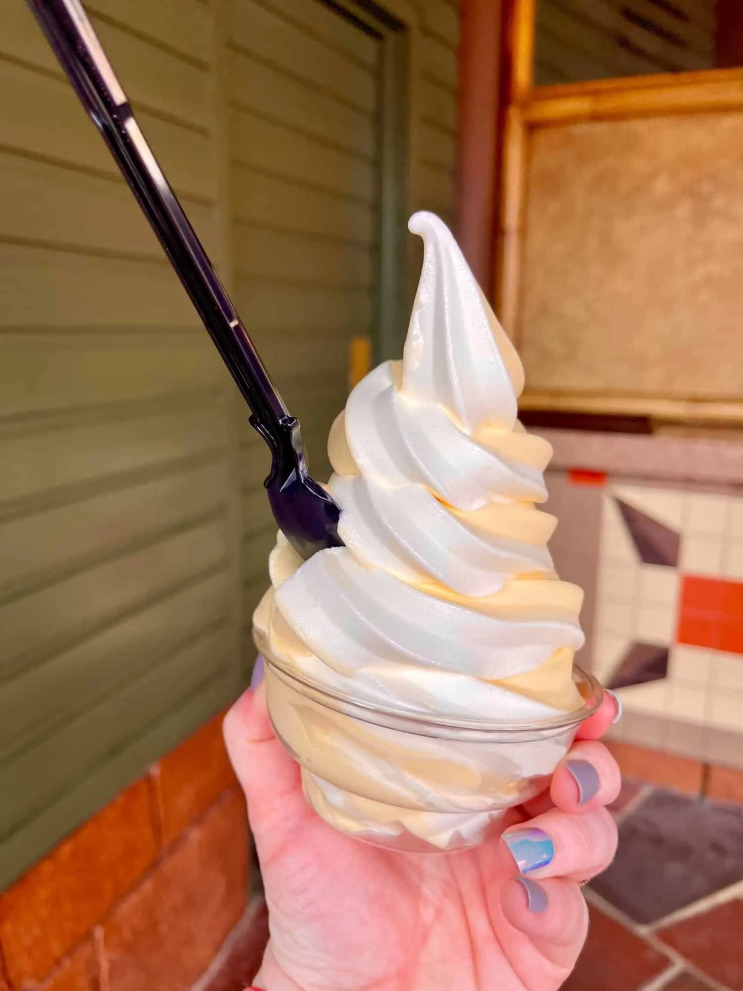 Pineapple Dole Whip at Disney World 3