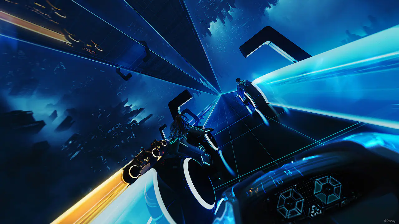 What to Expect Tron Lightcycle Run Coaster 4