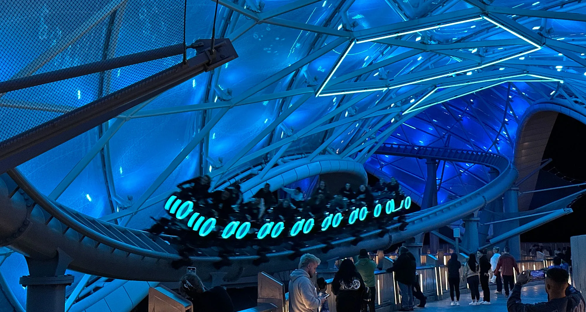 What to Expect Tron Lightcycle Run Coaster 11